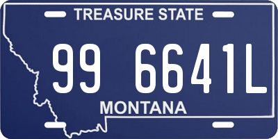 MT license plate 996641L