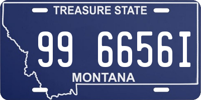 MT license plate 996656I