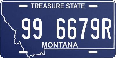 MT license plate 996679R