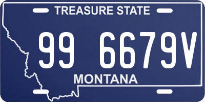 MT license plate 996679V