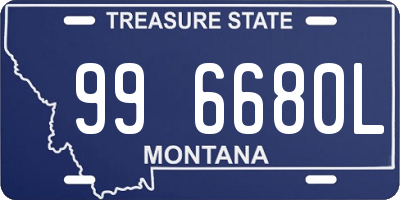 MT license plate 996680L