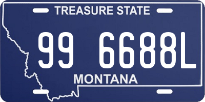 MT license plate 996688L