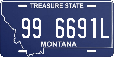 MT license plate 996691L