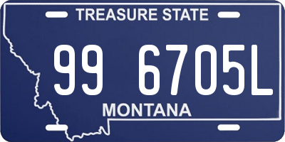 MT license plate 996705L