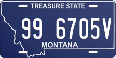 MT license plate 996705V