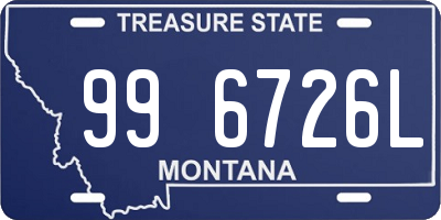 MT license plate 996726L