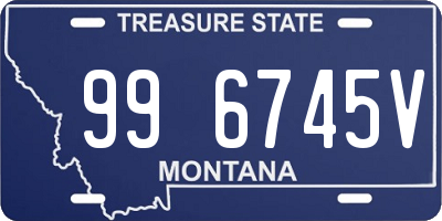 MT license plate 996745V