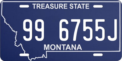 MT license plate 996755J