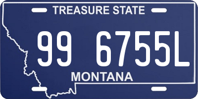 MT license plate 996755L