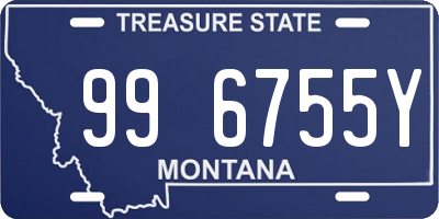 MT license plate 996755Y