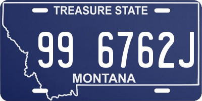 MT license plate 996762J