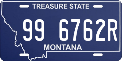 MT license plate 996762R