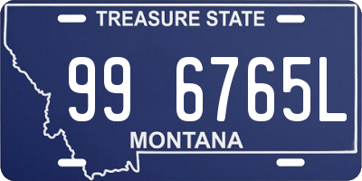 MT license plate 996765L