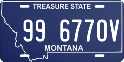 MT license plate 996770V