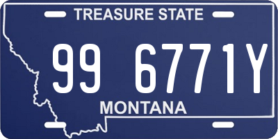 MT license plate 996771Y