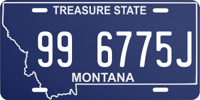 MT license plate 996775J