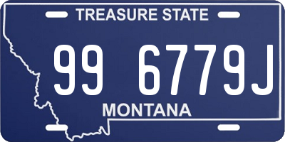 MT license plate 996779J