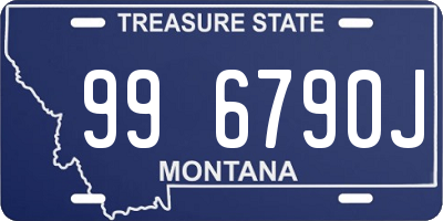 MT license plate 996790J