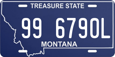 MT license plate 996790L