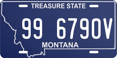 MT license plate 996790V