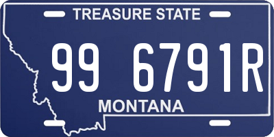 MT license plate 996791R