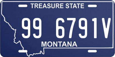 MT license plate 996791V