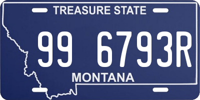 MT license plate 996793R