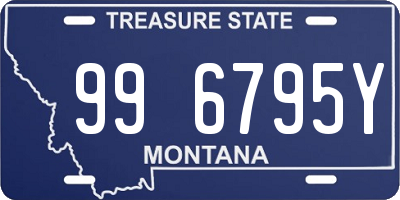 MT license plate 996795Y