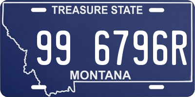 MT license plate 996796R