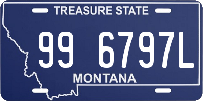 MT license plate 996797L