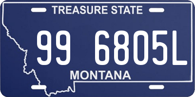 MT license plate 996805L