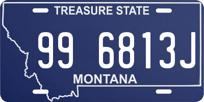 MT license plate 996813J