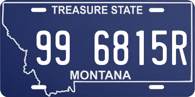 MT license plate 996815R