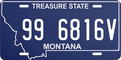 MT license plate 996816V