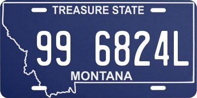 MT license plate 996824L