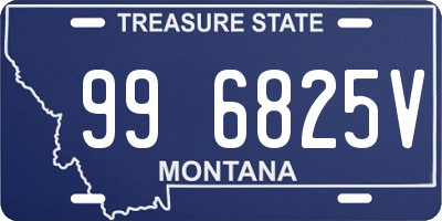 MT license plate 996825V