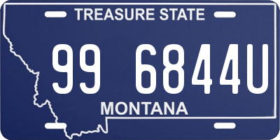 MT license plate 996844U