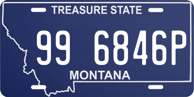 MT license plate 996846P