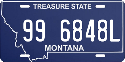 MT license plate 996848L