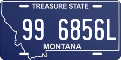 MT license plate 996856L