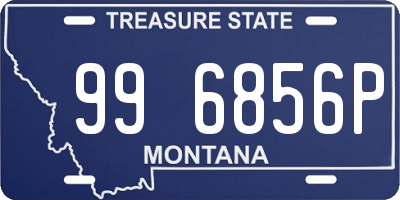 MT license plate 996856P