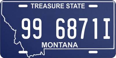 MT license plate 996871I