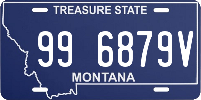 MT license plate 996879V