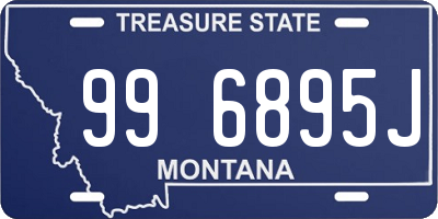 MT license plate 996895J