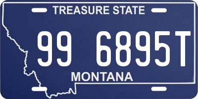 MT license plate 996895T