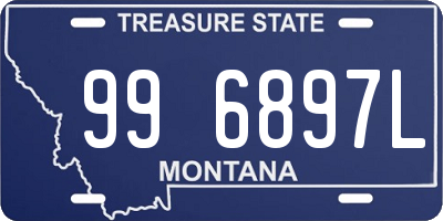 MT license plate 996897L