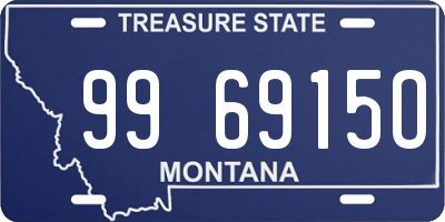 MT license plate 996915O