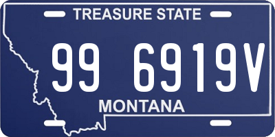 MT license plate 996919V