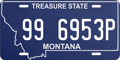 MT license plate 996953P