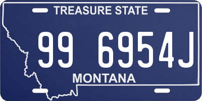 MT license plate 996954J